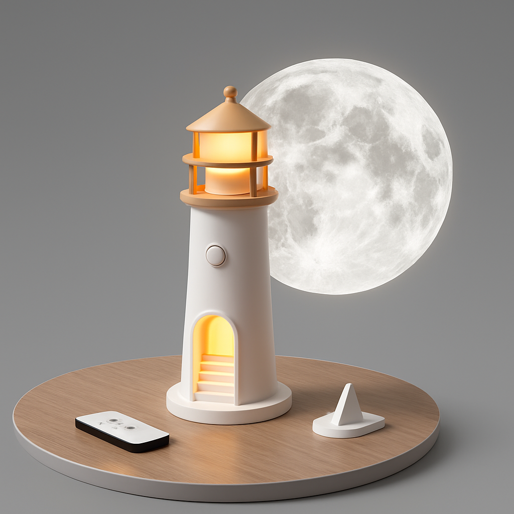 Moon Projection Lighthouse